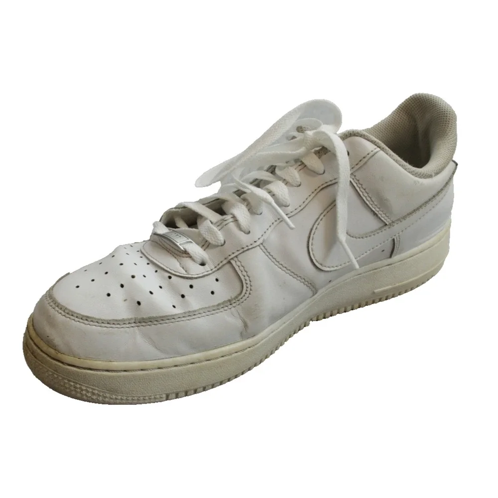 Nike Mens Size 12 White Air Force 1 '07 Triple White CW2288-111 New Laces